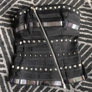 Bebe Studded Bustier Corset